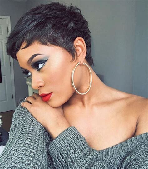 short pixie hair cuts for black hair